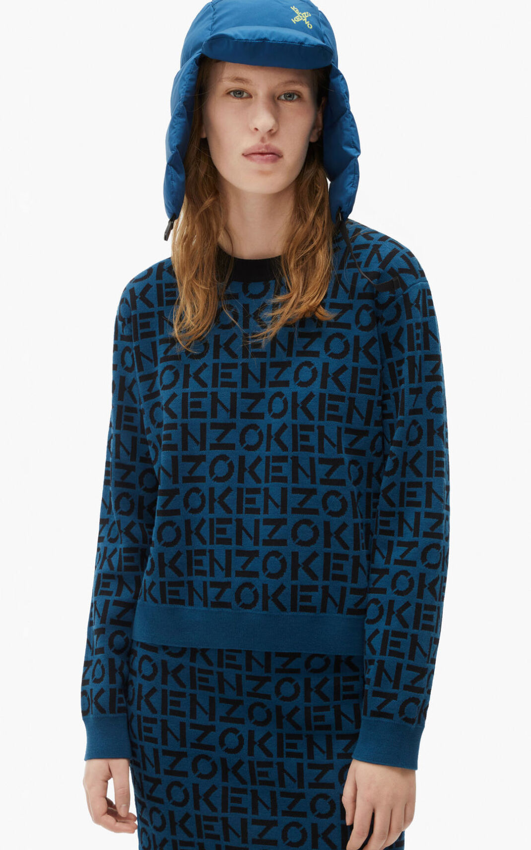 Kenzo Sport monogram Stickad Tröja Dam | 58034-ISKW